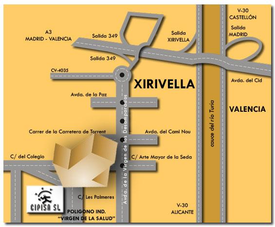 Imagen de Xirivella mapa 46950 2 