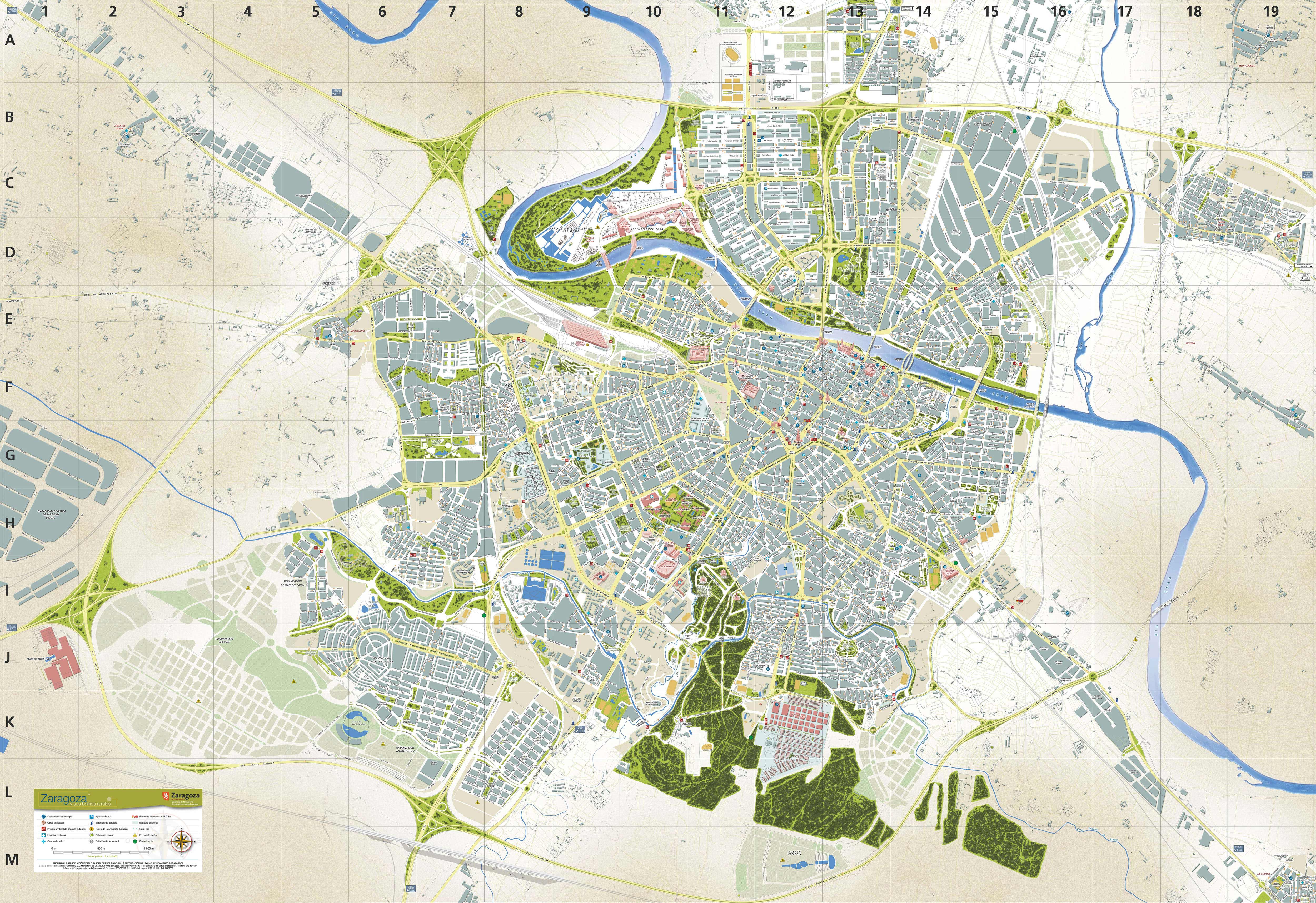 Imagen de Zaragoza mapa 50590 4 